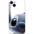 Gramaphone İphone 15 Plus Uyumlu Stitch Desenli Telefon Kılıfı + Ekran Koruyucu - 5946