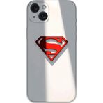 Gramaphone İphone 15 Plus Uyumlu Superman Desenli Telefon Kılıfı + Ekran Koruyucu - 5928