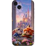 Gramaphone İphone 15 Plus Uyumlu Zootopia Desenli Telefon Kılıfı + Ekran Koruyucu - 5943
