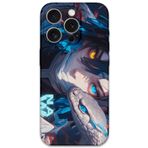Gramaphone iPhone 15 Pro Max ile Uyumlu Anime Desenli Telefon Kılıfı + Ekran Koruyucu - 5748