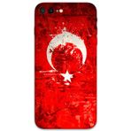 Gramaphone İphone 7 Plus Uyumlu Türk Bayrağı Desenli Telefon Kılıfı + Ekran Koruyucu - 5847