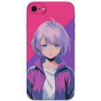 Gramaphone İphone Se 2020 Uyumlu Anime Desenli Telefon Kılıfı + Ekran Koruyucu - 5742