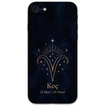 Gramaphone İphone Se 2020 Uyumlu Koç Burcu Desenli Telefon Kılıfı + Ekran Koruyucu - 5768