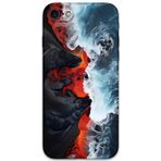 Gramaphone İphone Se 2020 Uyumlu Mermer Desenli Telefon Kılıfı + Ekran Koruyucu - 5811