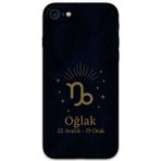 Gramaphone İphone Se 2020 Uyumlu Oğlak Burcu Desenli Telefon Kılıfı + Ekran Koruyucu - 5777