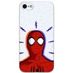 Gramaphone İphone Se 2020 Uyumlu Spiderman Desenli Telefon Kılıfı + Ekran Koruyucu - 5830