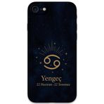Gramaphone İphone Se 2020 Uyumlu Yengeç Burcu Desenli Telefon Kılıfı + Ekran Koruyucu - 5771