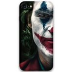Gramaphone iPhone SE 2022 ile Uyumlu Joker Desenli Telefon Kılıfı + Ekran Koruyucu - 5827