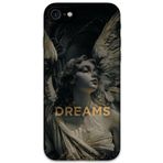 Gramaphone iPhone SE 2022 ile Uyumlu Retro Desenli Telefon Kılıfı + Ekran Koruyucu - 5832