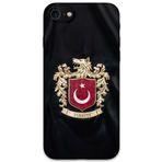 Gramaphone iPhone SE 2022 ile Uyumlu Türk Desenli Telefon Kılıfı + Ekran Koruyucu - 5855