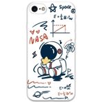 Gramaphone İphone Se 2022 Uyumlu Astronot Desenli Telefon Kılıfı + Ekran Koruyucu - 5858