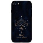 Gramaphone İphone Se 2022 Uyumlu Koç Burcu Desenli Telefon Kılıfı + Ekran Koruyucu - 5768