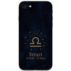 Gramaphone İphone Se 2022 Uyumlu Terazi Burcu Desenli Telefon Kılıfı + Ekran Koruyucu - 5774
