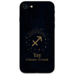Gramaphone İphone Se 2022 Uyumlu Yay Burcu Desenli Telefon Kılıfı + Ekran Koruyucu - 5776