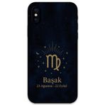 Gramaphone İphone X Uyumlu Başak Burcu Desenli Telefon Kılıfı + Ekran Koruyucu - 5773