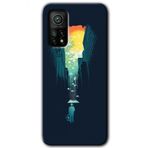 Gramaphone Mi 10T Hd Desen Baskılı Arka Kapak City Bird Sky Kılıf