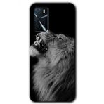 Gramaphone Oppo A16 Kılıf HD Desen Baskılı Arka Kapak - Lion Kılıf