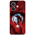 Gramaphone Oppo A3 Uyumlu Türk Bayrağı Desenli Telefon Kılıfı + Ekran Koruyucu - 5856