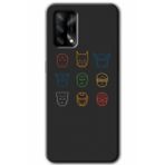 Gramaphone Oppo A54 Hd Desen Avengers Minimalism Baskılı Arka Kapak