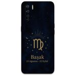 Gramaphone Oppo A91 ile Uyumlu Başak Burcu Desenli Telefon Kılıfı + Ekran Koruyucu - 5773