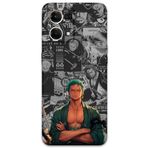 Gramaphone Oppo Reno 7 ile Uyumlu Anime Desenli Telefon Kılıfı + Ekran Koruyucu - 5756
