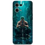 Gramaphone Oppo Reno 7 ile Uyumlu Anime Desenli Telefon Kılıfı + Ekran Koruyucu - 5757