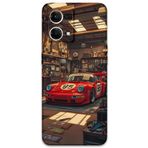 Gramaphone Oppo Reno 7 ile Uyumlu Araba Desenli Telefon Kılıfı + Ekran Koruyucu - 5759
