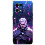 Gramaphone Oppo Reno 7 ile Uyumlu Geralt Desenli Telefon Kılıfı + Ekran Koruyucu - 5826