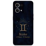 Gramaphone Oppo Reno 7 ile Uyumlu İkizler Burcu Desenli Telefon Kılıfı + Ekran Koruyucu - 5770