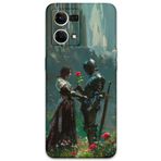 Gramaphone Oppo Reno 7 ile Uyumlu Retro Desenli Telefon Kılıfı + Ekran Koruyucu - 5839