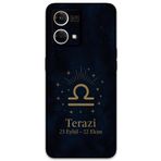 Gramaphone Oppo Reno 7 ile Uyumlu Terazi Burcu Desenli Telefon Kılıfı + Ekran Koruyucu - 5774