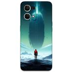Gramaphone Oppo Reno 7 ile Uyumlu Uzay Desenli Telefon Kılıfı + Ekran Koruyucu - 5864