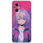 Gramaphone Oppo Reno 7 Lite ile Uyumlu Anime Desenli Telefon Kılıfı + Ekran Koruyucu - 5742
