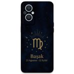 Gramaphone Oppo Reno 7 Lite ile Uyumlu Başak Burcu Desenli Telefon Kılıfı + Ekran Koruyucu - 5773