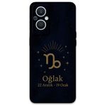 Gramaphone Oppo Reno 7 Lite ile Uyumlu Oğlak Burcu Desenli Telefon Kılıfı + Ekran Koruyucu - 5777
