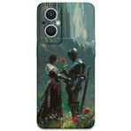 Gramaphone Oppo Reno 7 Lite ile Uyumlu Retro Desenli Telefon Kılıfı + Ekran Koruyucu - 5839