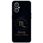 Gramaphone Oppo Reno 7 Lite Uyumlu Akrep Burcu Desenli Telefon Kılıfı + Ekran Koruyucu - 5775