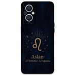 Gramaphone Oppo Reno 7 Lite Uyumlu Aslan Burcu Desenli Telefon Kılıfı + Ekran Koruyucu - 5772