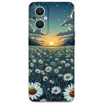 Gramaphone Oppo Reno 7 Lite Uyumlu Çiçek Desenli Telefon Kılıfı + Ekran Koruyucu - 5792