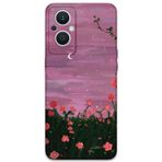 Gramaphone Oppo Reno 7 Lite Uyumlu Çiçek Desenli Telefon Kılıfı + Ekran Koruyucu - 5793