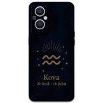 Gramaphone Oppo Reno 7 Lite Uyumlu Kova Burcu Desenli Telefon Kılıfı + Ekran Koruyucu - 5778