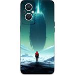 Gramaphone Oppo Reno 7 Lite Uyumlu Uzay Desenli Telefon Kılıfı + Ekran Koruyucu - 5864