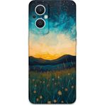 Gramaphone Oppo Reno 7 Lite Uyumlu Uzay Desenli Telefon Kılıfı + Ekran Koruyucu - 5871