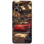 Gramaphone Oppo Reno 7 Uyumlu Araba Desenli Telefon Kılıfı + Ekran Koruyucu - 5759