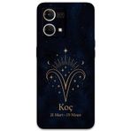 Gramaphone Oppo Reno 7 Uyumlu Koç Burcu Desenli Telefon Kılıfı + Ekran Koruyucu - 5768