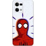 Gramaphone Oppo Reno 7 Uyumlu Spiderman Desenli Telefon Kılıfı + Ekran Koruyucu - 5830