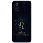 Gramaphone Poco M4 Pro 4G ile Uyumlu Aslan Burcu Desenli Telefon Kılıfı + Ekran Koruyucu - 5772