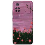 Gramaphone Poco M4 Pro 4G ile Uyumlu Çiçek Desenli Telefon Kılıfı + Ekran Koruyucu - 5793