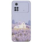 Gramaphone Poco M4 Pro 4G ile Uyumlu Çiçek Desenli Telefon Kılıfı + Ekran Koruyucu - 5800