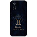 Gramaphone Poco M4 Pro 4G ile Uyumlu İkizler Burcu Desenli Telefon Kılıfı + Ekran Koruyucu - 5770